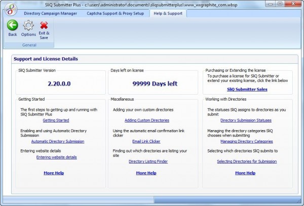 Sliq Submitter Plus 3.7.001 – 英文SEO目录站自动提交工具