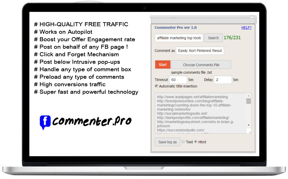 最新全自动营销FaceBook营销软件commenter pro 社交营销软件