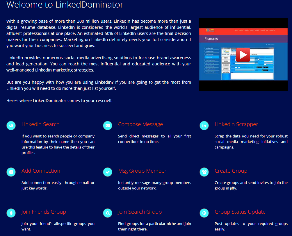 Linkedin Dominator 3.6 营销工具 Linkedin人脉提升/领英联系人