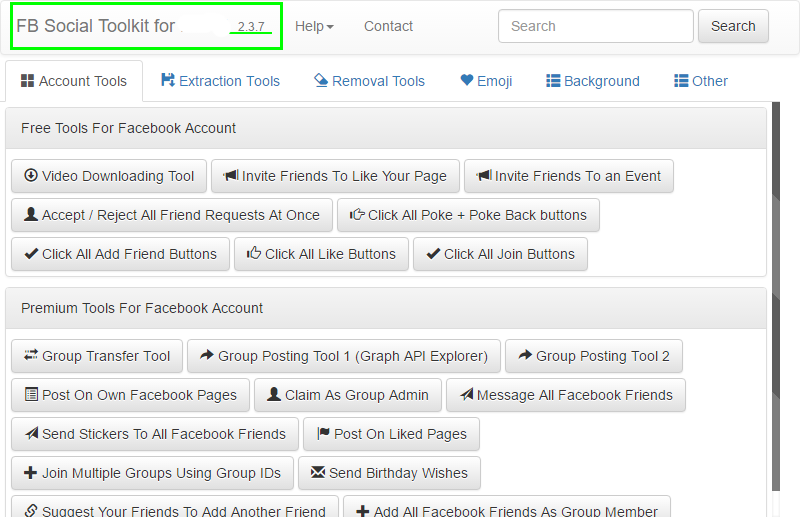 Facebook Social ToolKit综合工具 外贸网站推广facebook营销软件