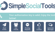 SIMPLE SOCIAL TOOL社交工具 Facebook加好友利器