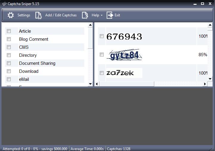 最新Captcha Sniper X5.16 自动打码支持各种SEO软件 包升级